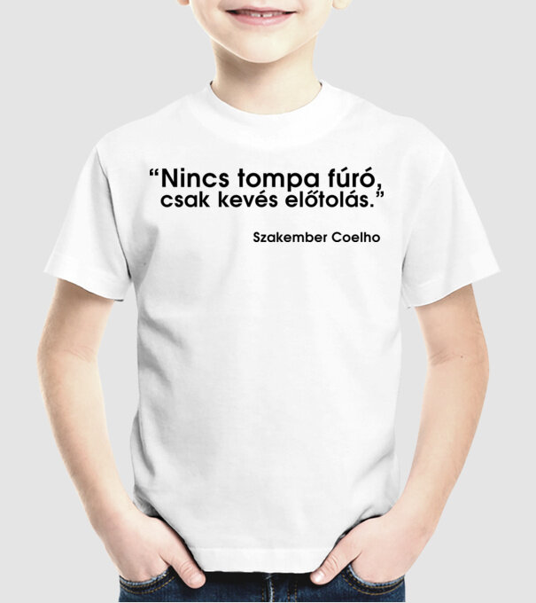  minta fehér pólón