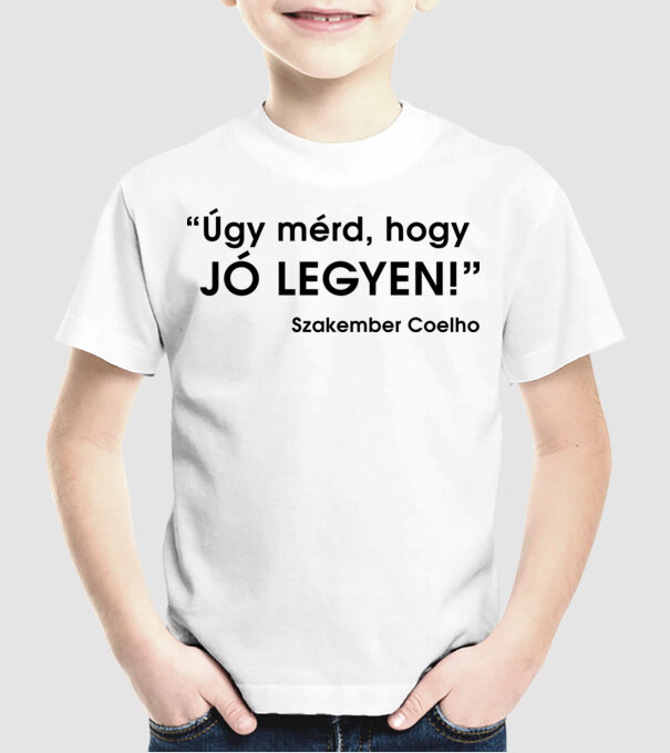  minta fehér pólón