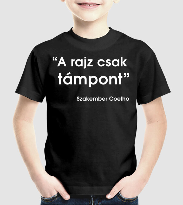 minta fekete pólón