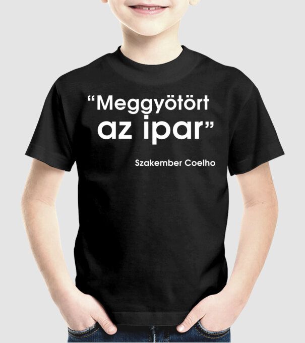 minta fekete pólón