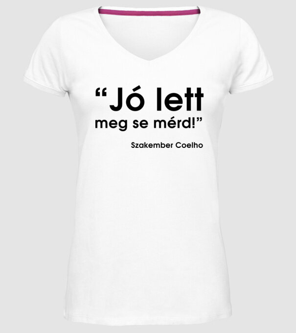  minta fehér pólón
