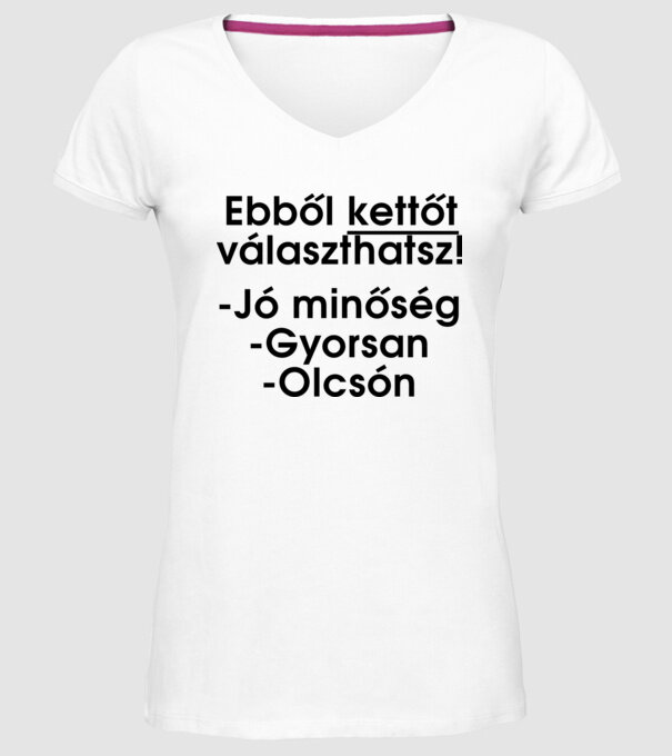  minta fehér pólón
