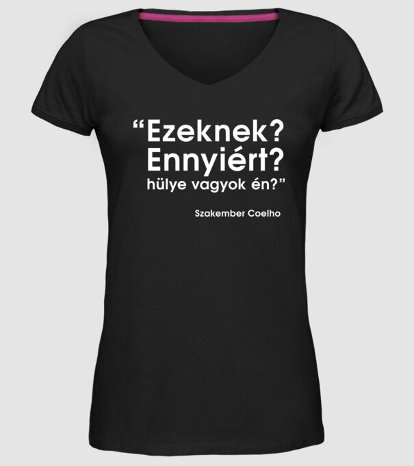  minta fekete pólón