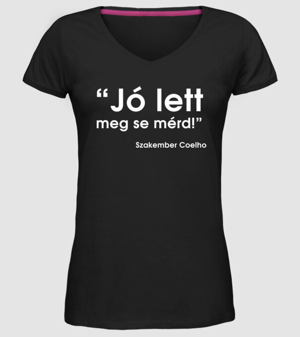  minta fekete pólón