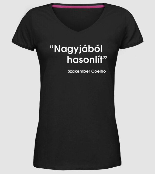  minta fekete pólón