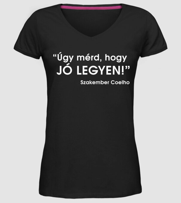  minta fekete pólón