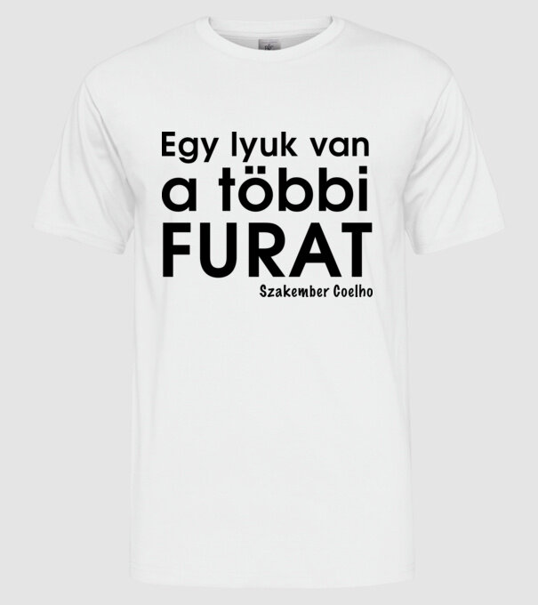  minta fehér pólón