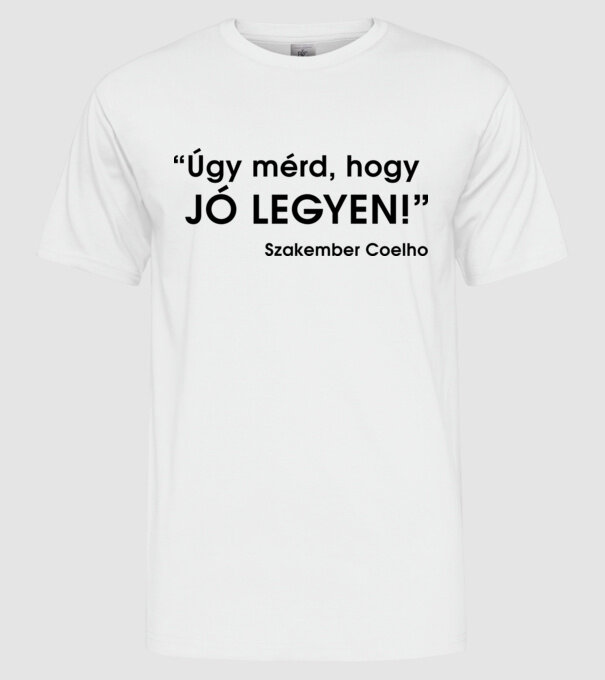  minta fehér pólón