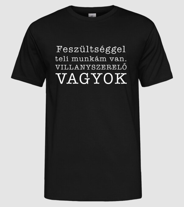  minta fekete pólón