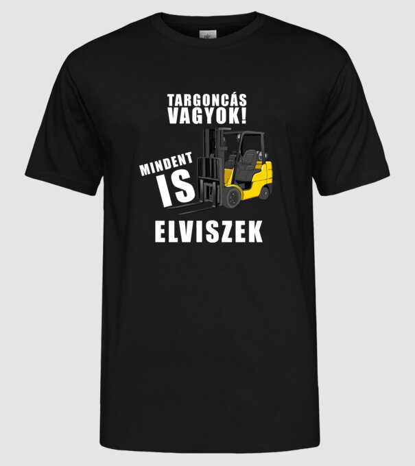  minta fekete pólón
