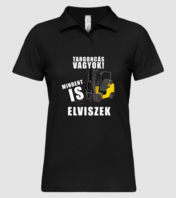  minta fekete pólón