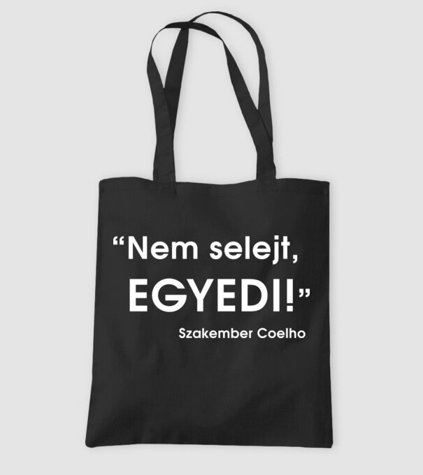  minta fekete pólón
