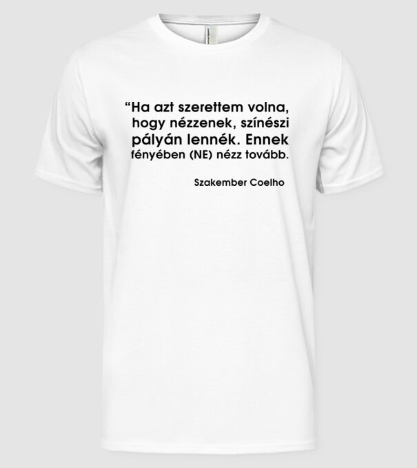  minta fehér pólón