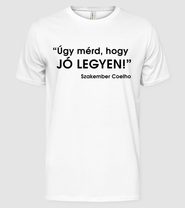  minta fehér pólón