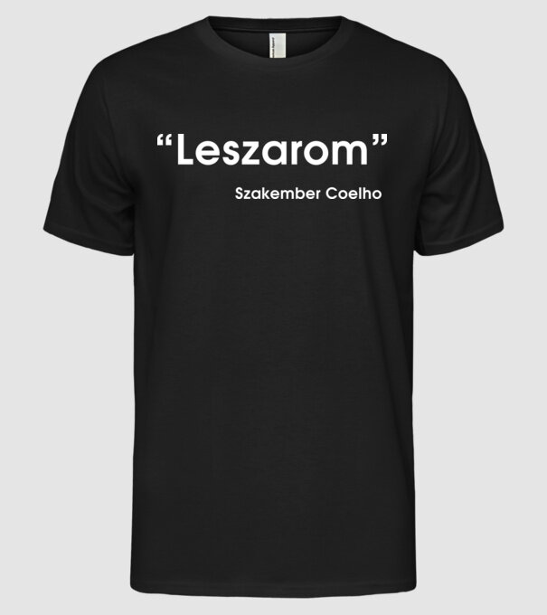  minta fekete pólón