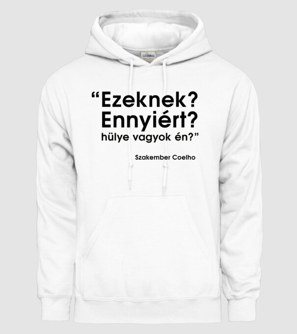  minta fehér pólón