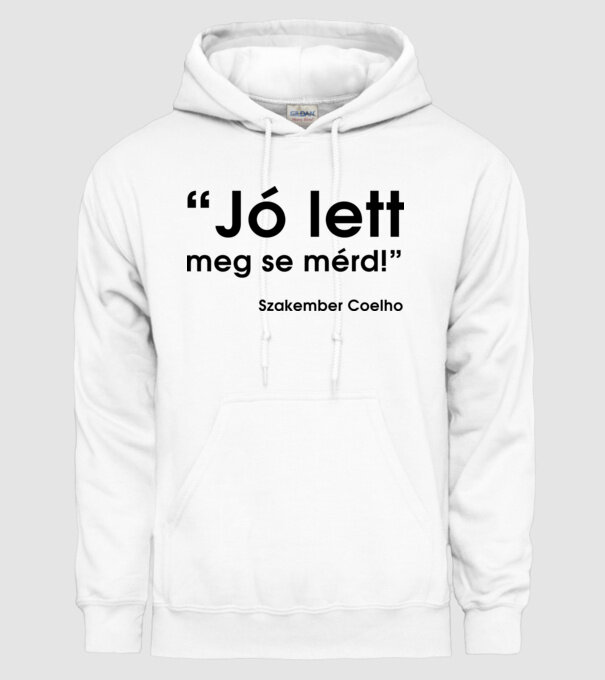  minta fehér pólón