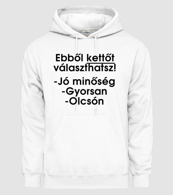  minta fehér pólón