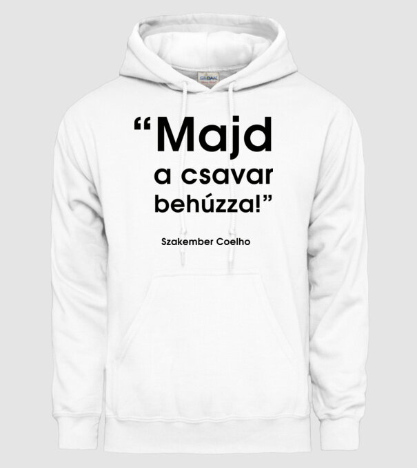  minta fehér pólón
