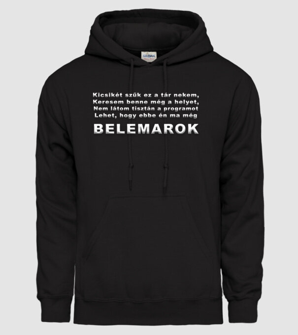  minta fekete pólón