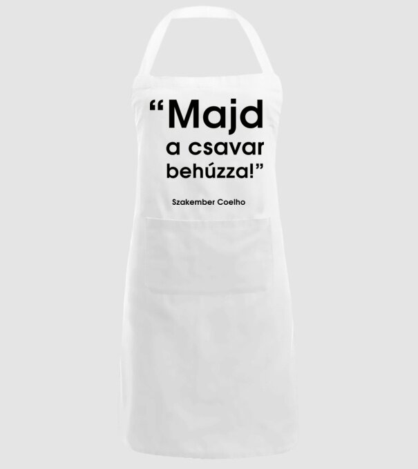  minta fehér pólón