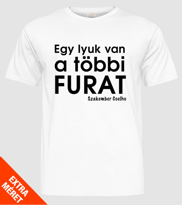  minta fehér pólón
