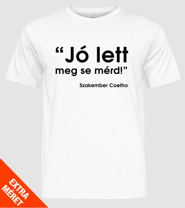  minta fehér pólón