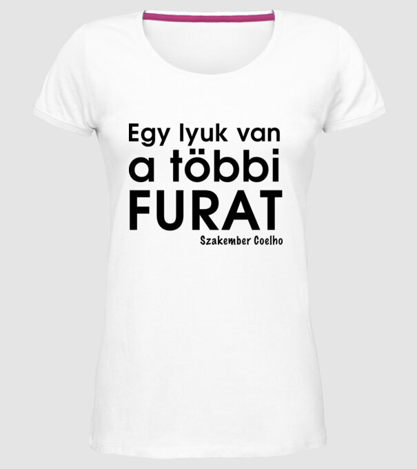  minta fehér pólón