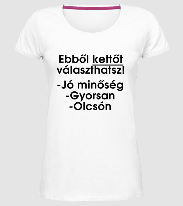  minta fehér pólón