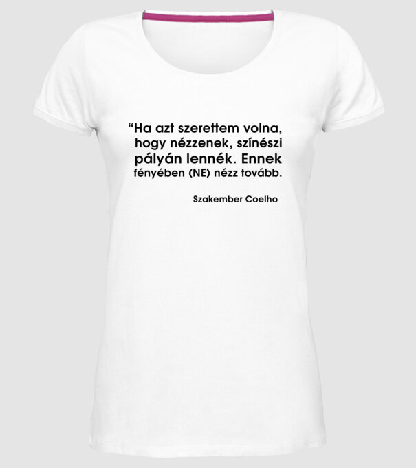 minta fehér pólón