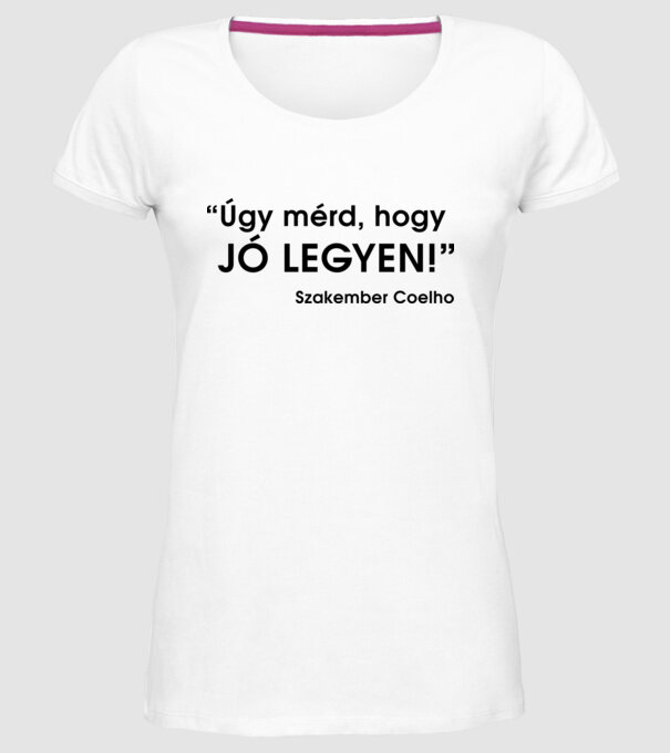  minta fehér pólón