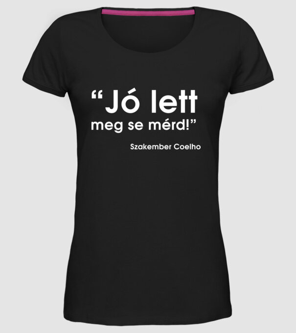  minta fekete pólón