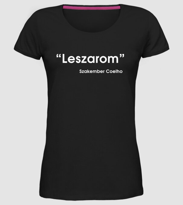  minta fekete pólón