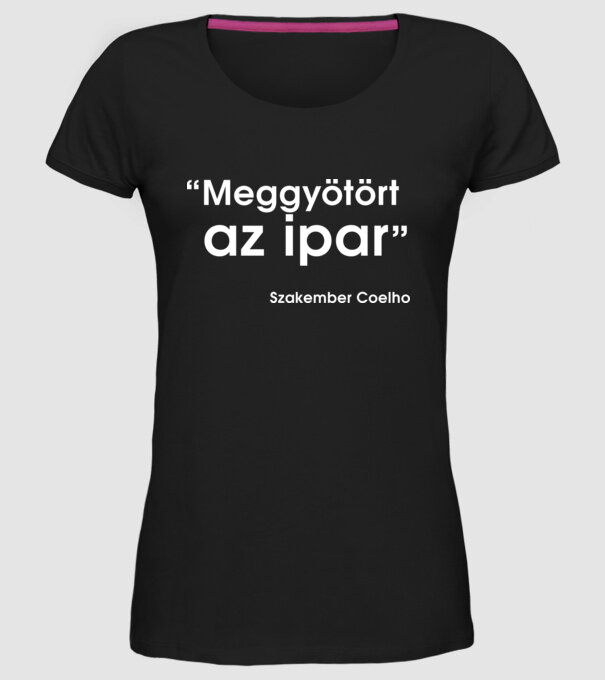  minta fekete pólón