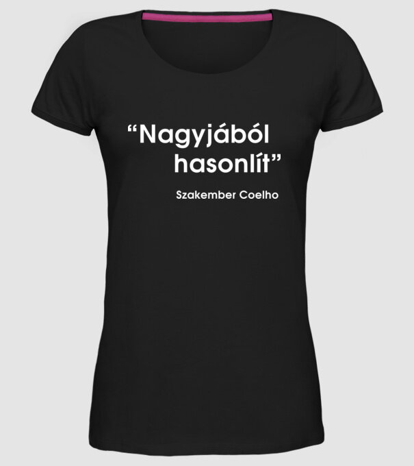  minta fekete pólón