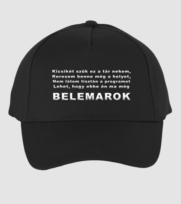  minta fekete pólón