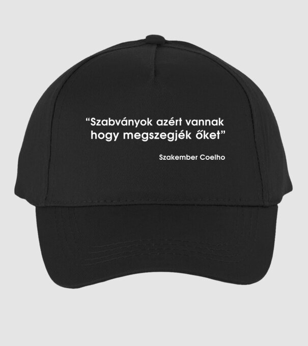  minta fekete pólón