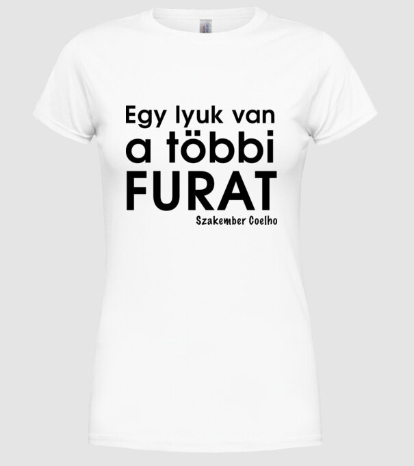  minta fehér pólón