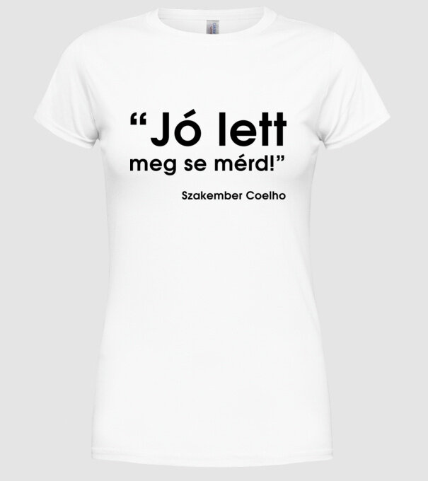  minta fehér pólón
