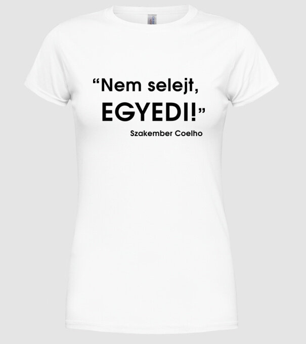  minta fehér pólón