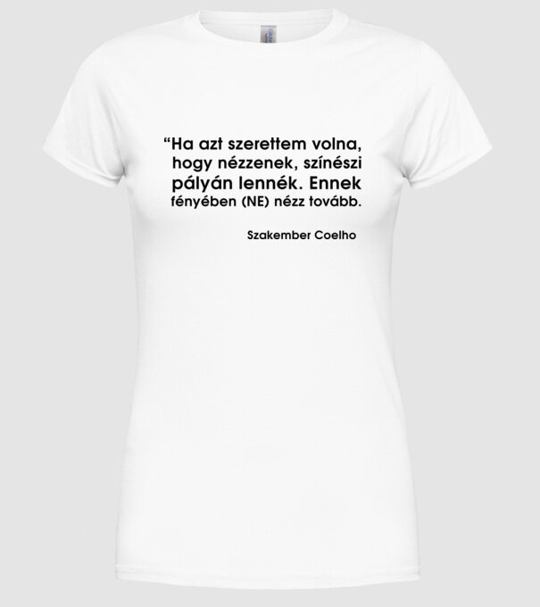  minta fehér pólón