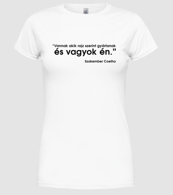  minta fehér pólón