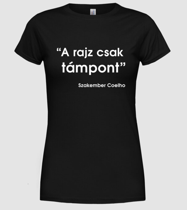  minta fekete pólón