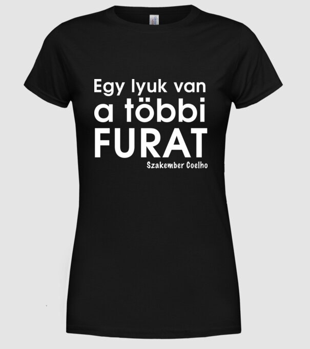  minta fekete pólón