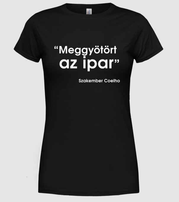  minta fekete pólón