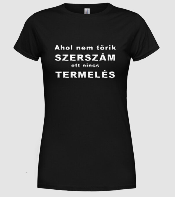  minta fekete pólón