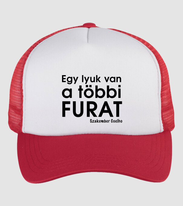  minta fehér/piros pólón