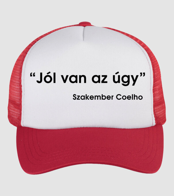  minta fehér/piros pólón