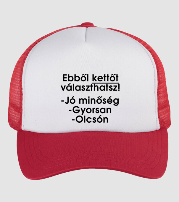  minta fehér/piros pólón