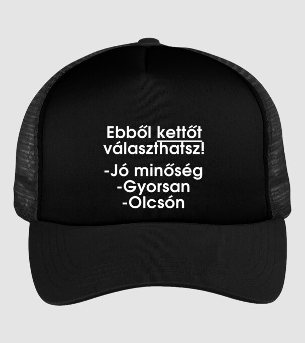  minta fekete pólón